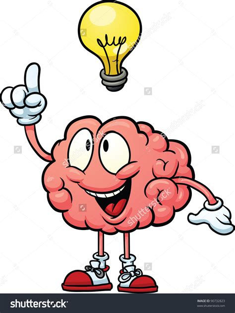 free clip art brain thinking.
